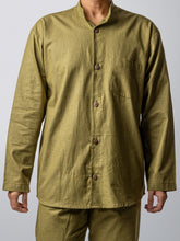 SAGE CALM MANDARIN SHIRT
