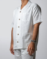 CLOUD WHITE CUBAN SHIRT